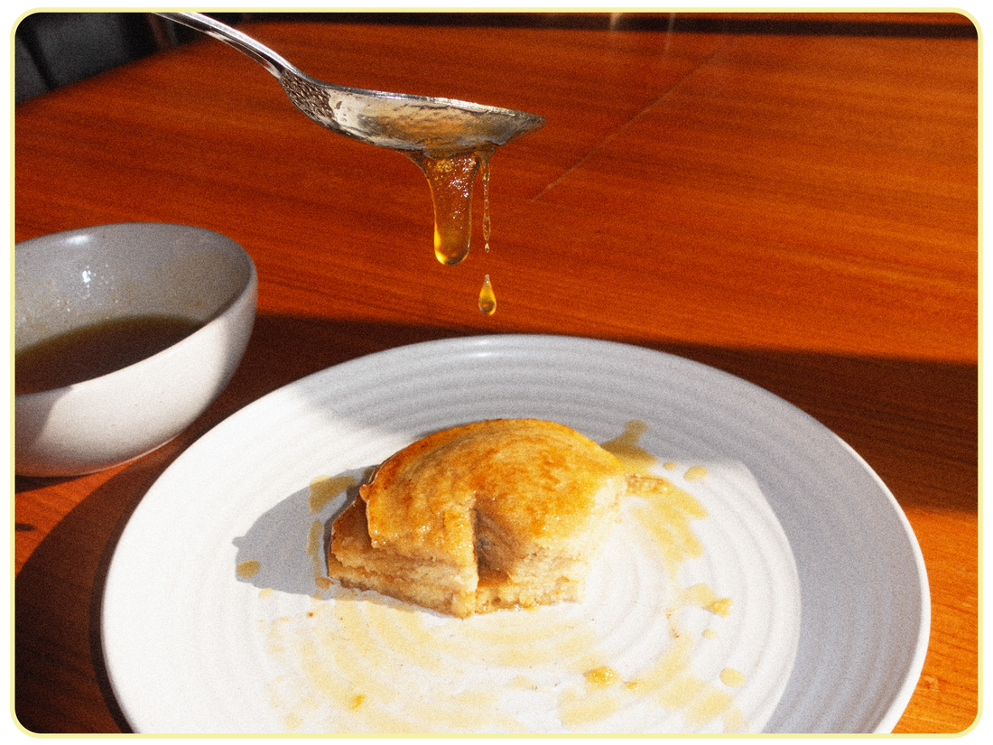 OLIO CARAMEL PANCAKES