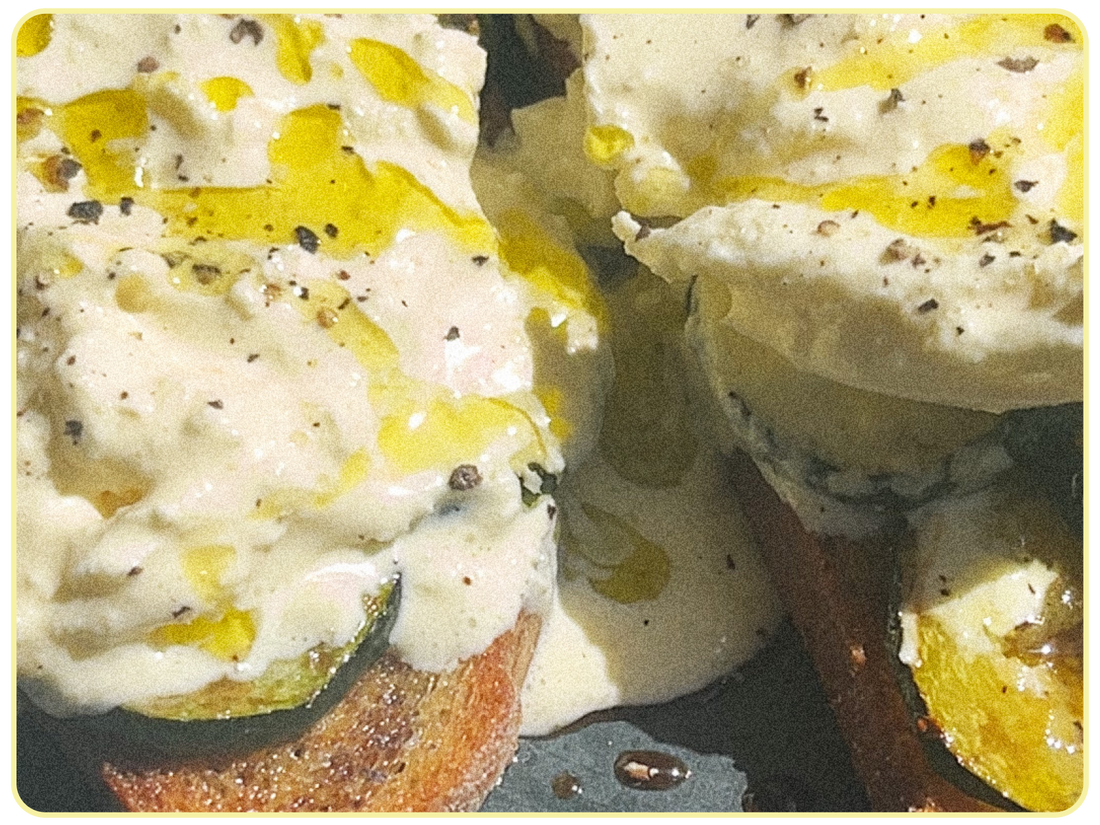 BURRATA ZUCCHINI TOAST